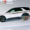 Ford Explorer Body Stripes: Custom Waistline Decal Stickers for Car Personalization