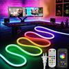 SPAHER LED Strip RGBIC Tube Color App Voice Linear Neon Easy Ambient DIY 20 Meters Light, Light, Dimmable, Adjustable, Control, Sync, Waterproof,