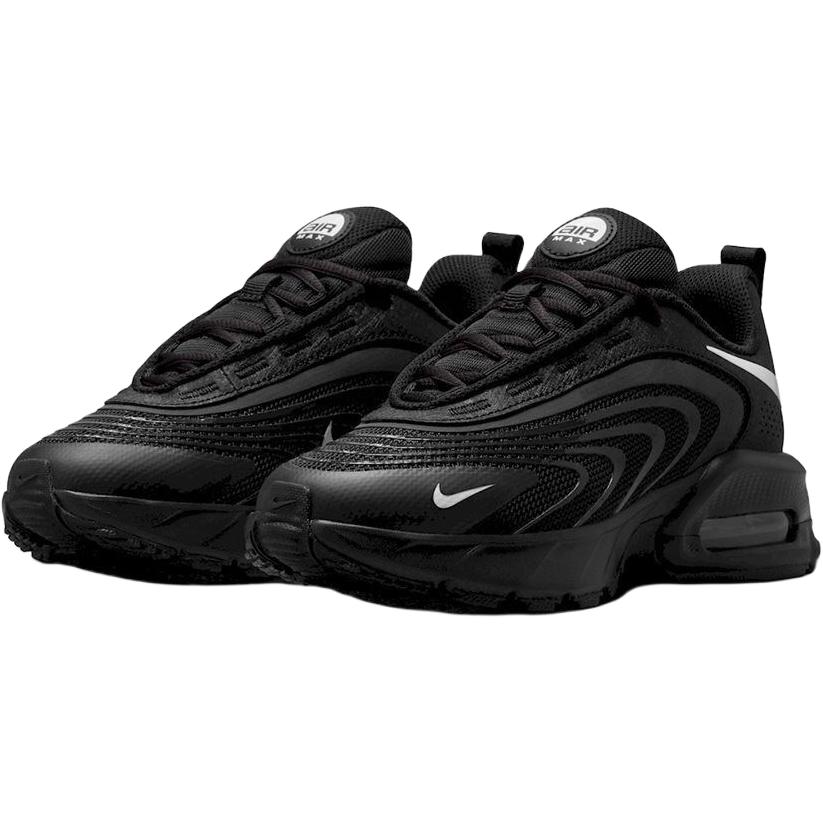 New Nike Air Max Fire Low Top Kids' Running Shoes Black Unisex IF2622-002