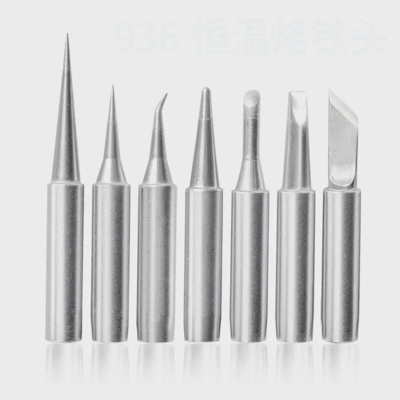 Jinruikang 936 Constant Temperature Soldering Iron with Interchangeable Heads: Chrome, Knife, Pointed, Horseshoe, Screwdriver.