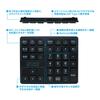 Miyoshi MCO Wireless Numeric Keypad for Windows with Directional Keys, 2.4GHz Connection, 36 Keys, Type-C Rechargeable, Approximately 75 Hours of