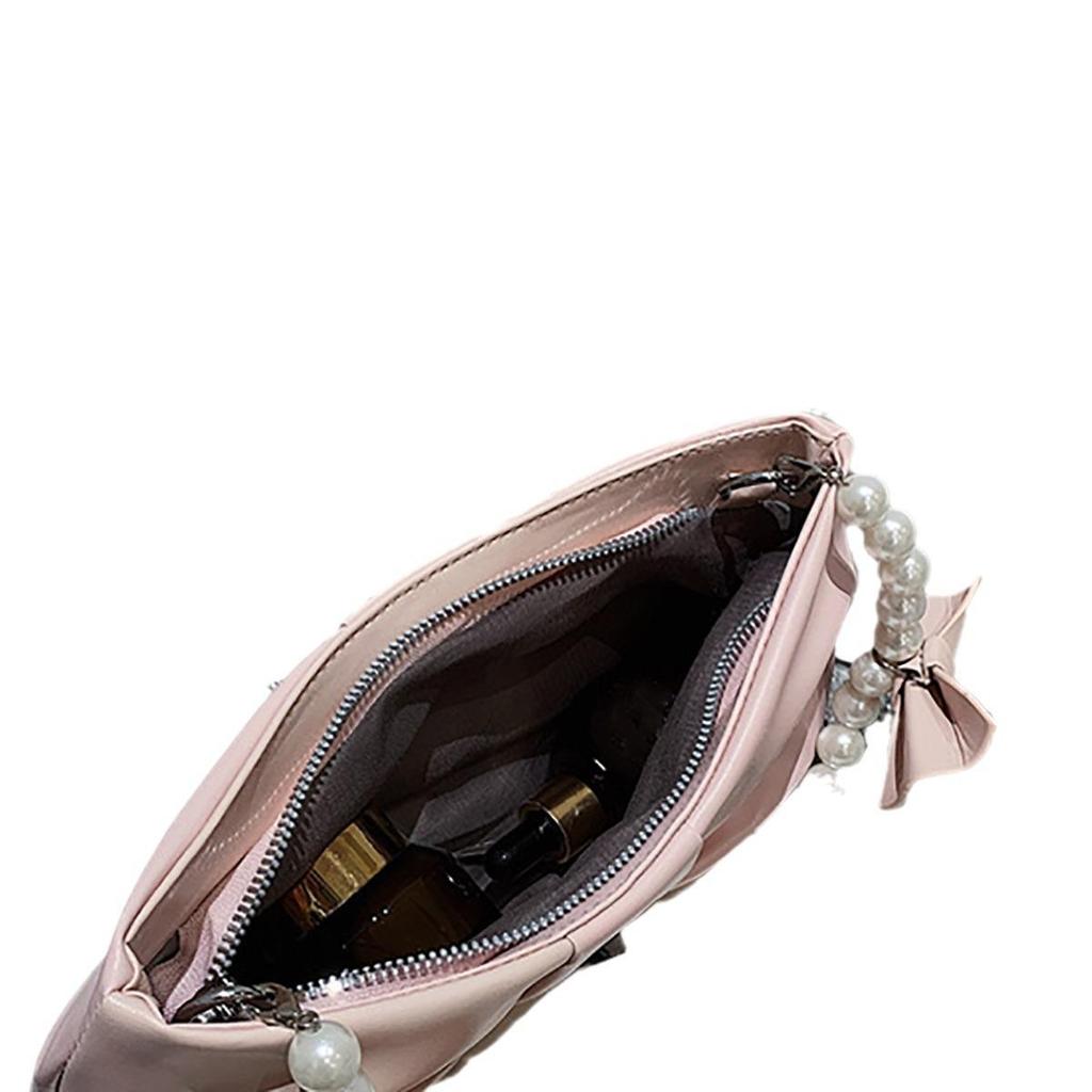 Pearl Bow Fairy Shoulder Bag - Korean Style Women's Handbag & Crossbody