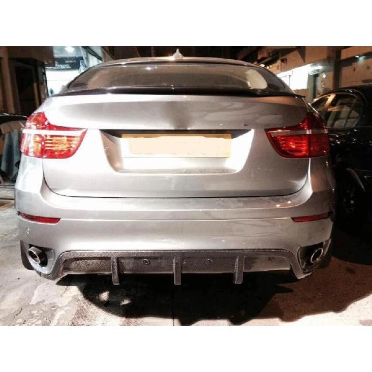 Автомобильный задний бампер, губа, диффузор, спойлер для BMW X6 E71 35i SUV, стандартный бампер 2008-2013, задние гоночные комплекты кузова, углеродное волокно/FRP
