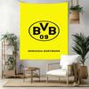 Borussia Dortmund Wall Decor Tapestry Art For Pet Memorial Birthdaywedding Party Backdrop Family Gift
