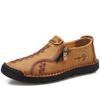 Мягкая кожаная обувь ручной работы, мужские лоферы, удобная повседневная обувь для вождения, мокасины, мужская обувь на плоской подошве