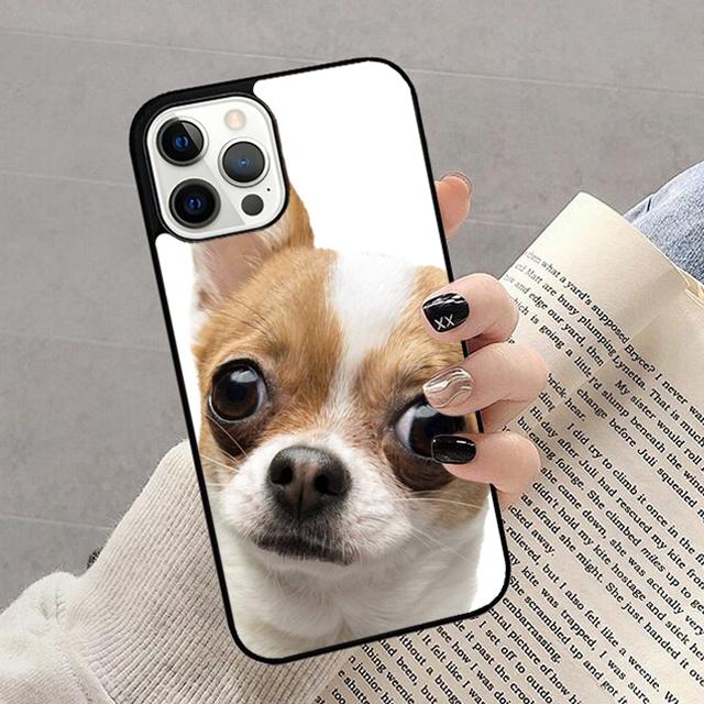 Осенний Чихуахуа Милая Собака Щенок коллаж Чехол для Телефона для iPhone 17 Air 16 16e 15 12 11 13 14 Pro Max Apple Plus