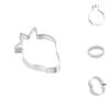 1/7pcs Flower Cookie Biscuit Baking Mould Stainless Steel Fruit Cutter