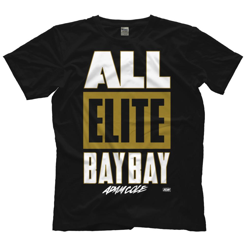 Адам Коул All Elite BAY BAY AEW Официальная футболка Унисекс Футболка с принтом
