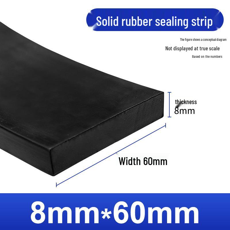 Nitrile Rubber Strip: Oil & Pressure-Resistant Shock Absorbing Glass Pad for Sealing & Joint Support