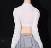 Scale GS Style Action Figure Compatible with TBLeague Body Sexy Beautiful Woman White Long Sleeve Shirt Head and Skirt Not [TOYBARJAPAN] 1/6
