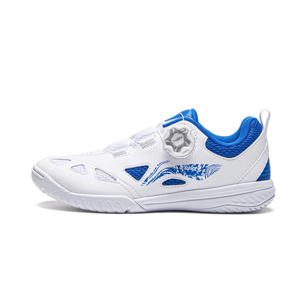 Li Ning Kids Table Tennis Series Fashion Seamless Comfortable Simple Shock Absorption Rebound Breathable Low Top Training Shoes APTU017-3