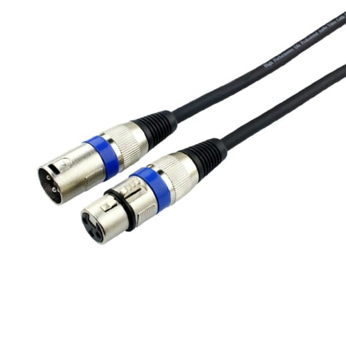 XLR Cable, Microphone Cable, XLR (Male) To XLR (Female), Audio Cable, XLR Connector, 3-Pin Extension Cable (0.5m)