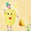 Performance Stage Children Cosplay Costume Pumpkin Cloak Performance Suit Fruit Veggie Costume  Boy