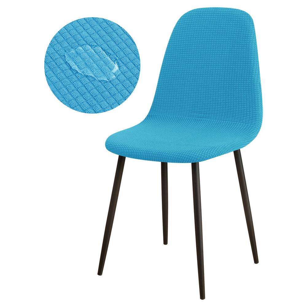 Waterproof Short Back Chair Cover Adjustable Scandinavian Dining Room Seat Protector For Bar Party