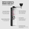 Ручная кофемолка TIMEMORE C5 ESP Pro (S2C-042-III) с конической жерновой кофемолкой, регулировкой точностью 0,015 мм, нескользящим основанием и большим объемом для зерен