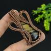 Natural Sonora Sunrise Gemstone Handmade Copper Wire Wrap Pendant 2.25 S9G29