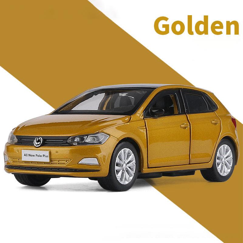 1/32 Polo Alloy Die Cast Toy Car Model Sound and Light Children's Toy Collectibles Birthday Gift