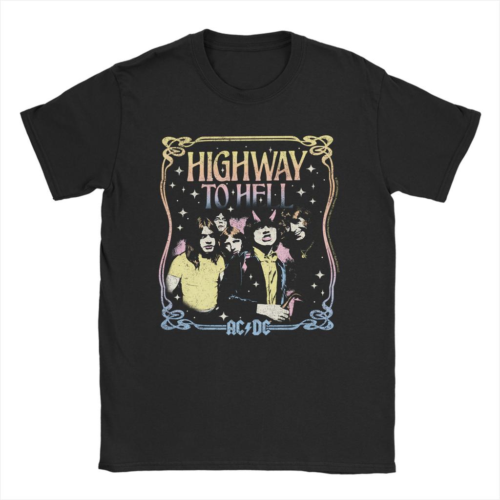 Сумасшедшая футболка рок-группы AC для мужчин с круглым вырезом, 100% хлопок, футболки DC PWRUP, сценический свет, футболка с коротким рукавом, одежда