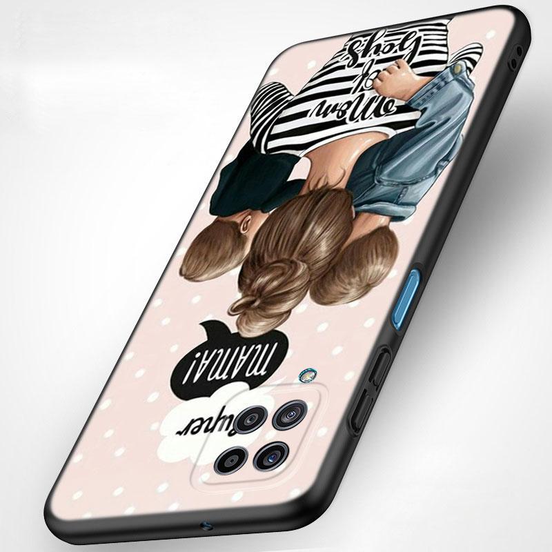 Super Mom Baby Girl Boy Phone Case For iPhone Samsung Galaxy Redmi Xiaomi Oppo OnePlus Note S A 7 8 9 10 11 12 13 14 20 21 22 23 53 54 Pro Max Ultra