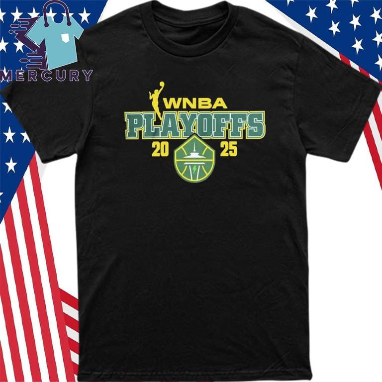 Футболка Seattle Storm Плей-офф WNBA 2025 Унисекс