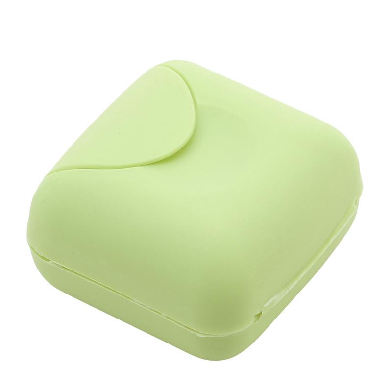 Small/Large Sizes Portable Travel Soap Box With Cover Durable Plastic Soap Dish Holder Candy Colors Case For Bathroom
