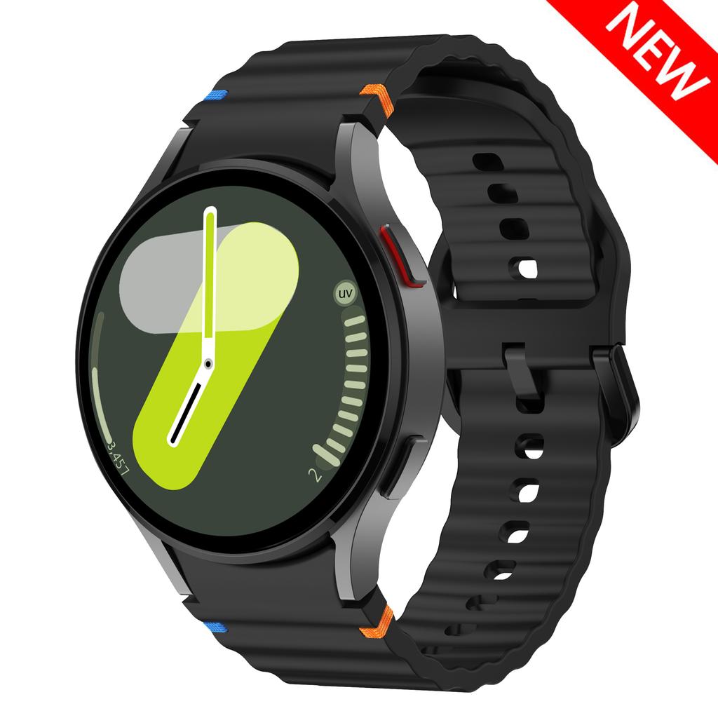 20 мм ремешок для часов для Samsung Galaxy Watch 7/5/6 44 мм 40 мм силиконовый браслет Galaxy Watch 4 classic/5 pro 47 мм 43 мм 46 45 мм ремешок
