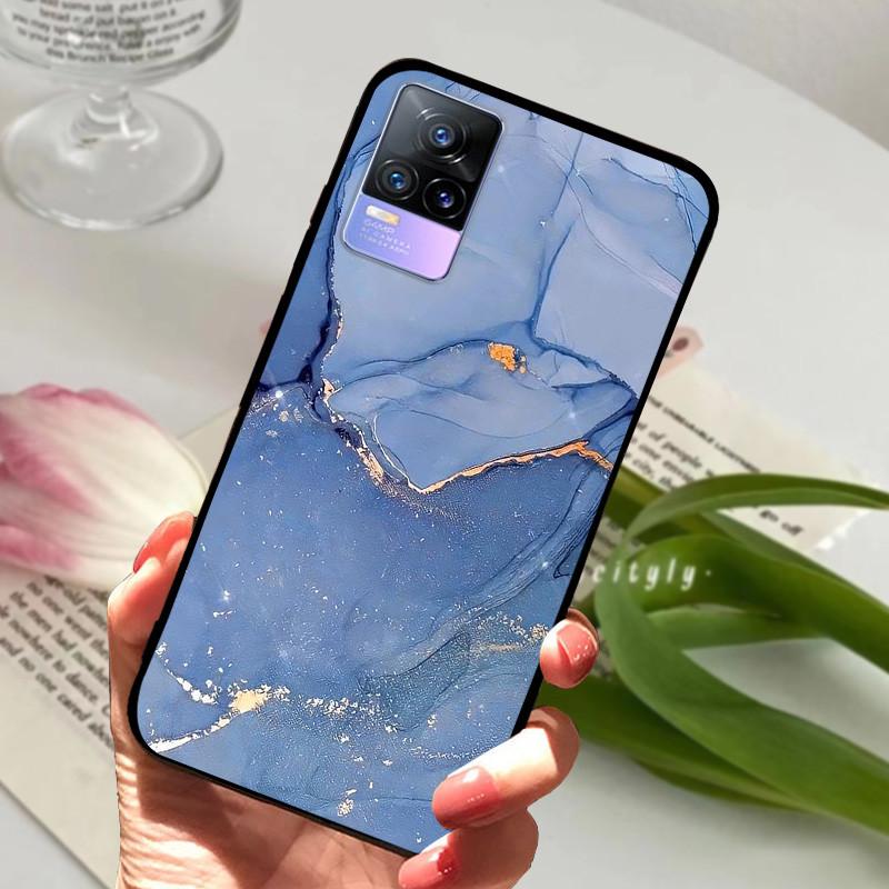 Чехол для Vivo V21e V 21e V2061 V2055 Мягкий ТПУ Защитный Чехол-бампер для телефона Vivo V21 V 21 4G 5G Ударопрочный