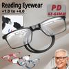 4 Styles Fashionable Neck Hanging Reading Glasses Magnet PC Square Frame HD Convenient And Comfortable Telescopic Feet Unisex