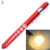 Led Flashlight Work Light First Aid Pen Light Torch Lamp Pupil Gauge Measurement