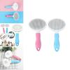 Soft And Gentle Pet Hair Comb With Push Plate For Easy Hair Removal