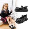 Spring and Autumn Genuine Leather Children's Shoes British Style Children's Bow Performance Shoes Soft Sole Student Shoes