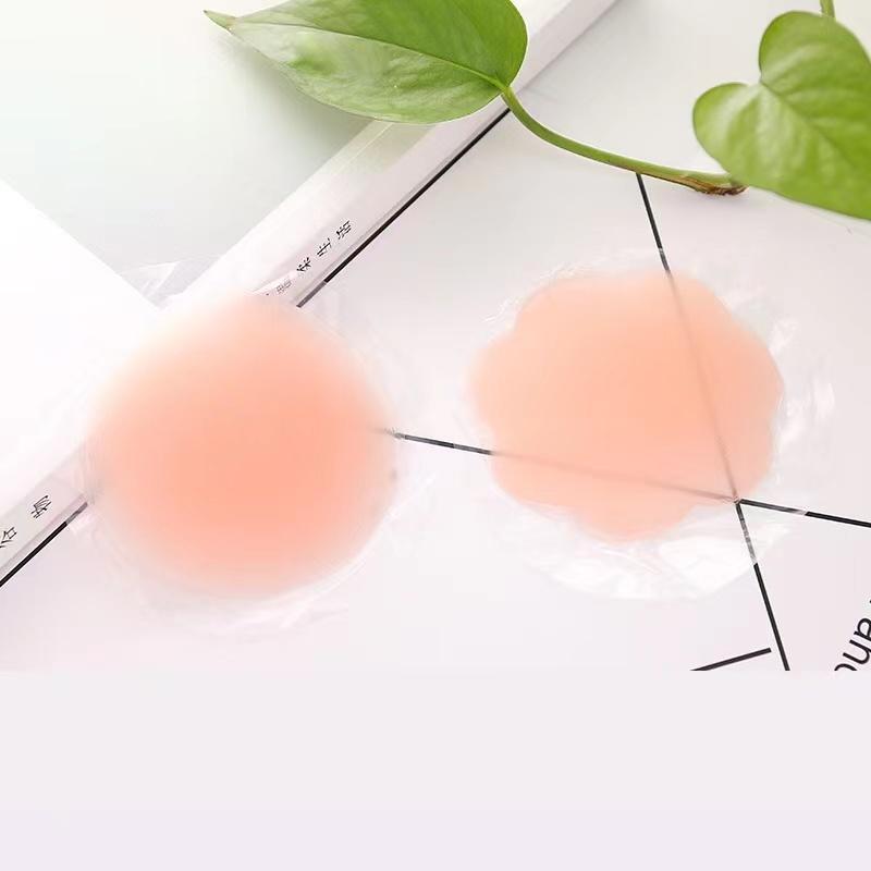 Наклейка на соски, многоразовые женские накладки на грудь, лепестки, невидимые клейкие силиконовые пирожки
