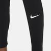 Nike Детские эластичные облегающие леггинсы средней посадки с принтом, детские леггинсы черного цвета FJ6821-010