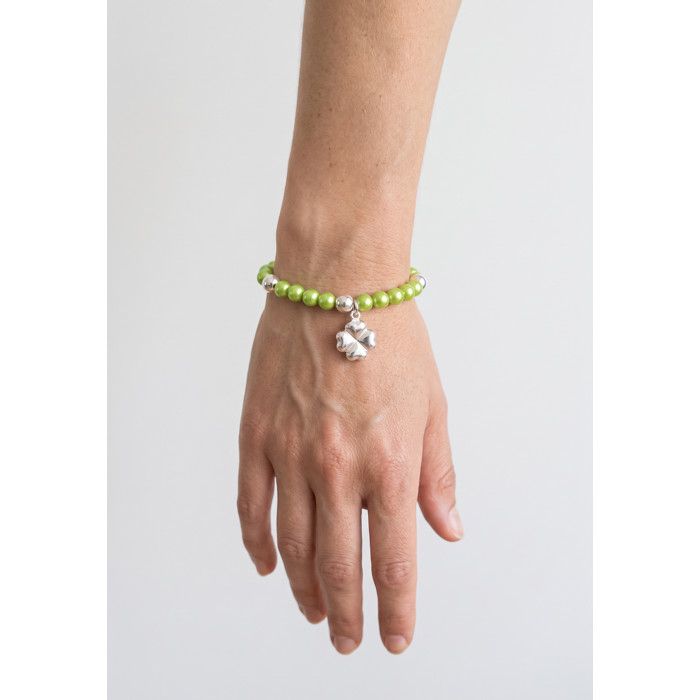 Bracelet - Pearls & Colors - My Chance - Perles de Culture d'Eau Douce 5-6 mm - Argent 925 - Élastiqué