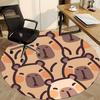 1pc Cute Bear Pattern Chair Carpet for Office Non-Slip Mat for Office - Decorative Floor Mat  yy251030281