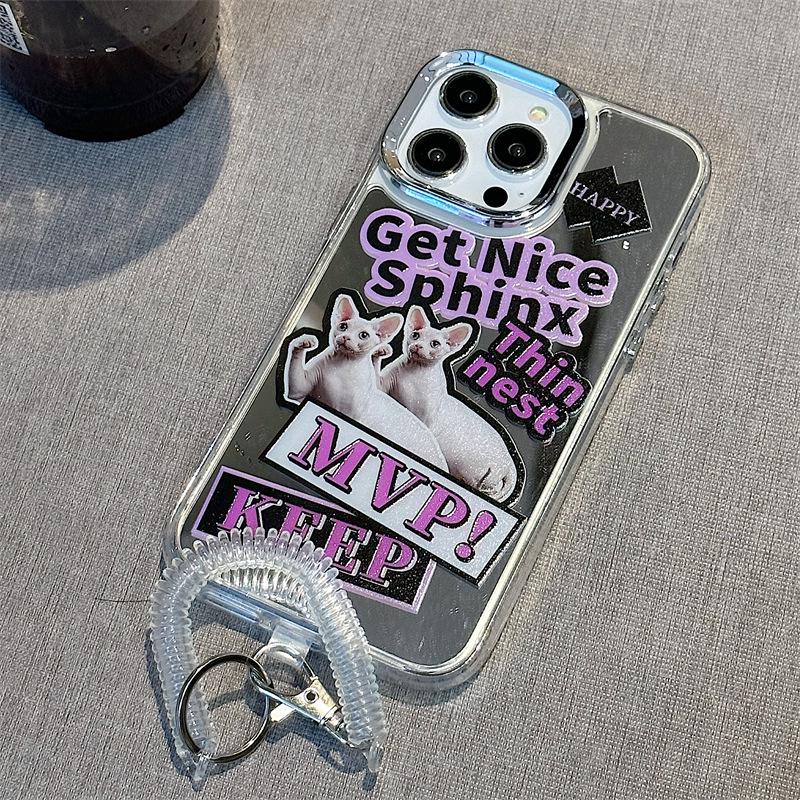 Zhitai Apple 15 iPhone 14 Чехол и набор для гальванизации AirPods с креплением на шнурке