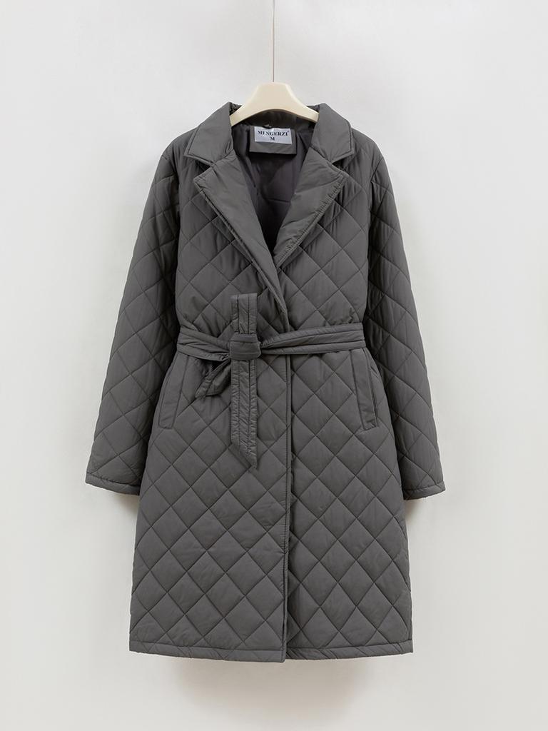 Дизайн зимнего женского пальто, приталенная хлопковая куртка с большим воротником