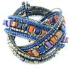 [L5794] - Designer Bracelet 'Kathmandu' Blue