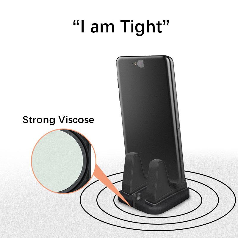 VAORLO Автомобильный держатель для телефона на 360°, мягкий силиконовый противоскользящий коврик, подставка для крепления мобильного телефона, поддержка автомобильного GPS, кронштейн для приборной панели