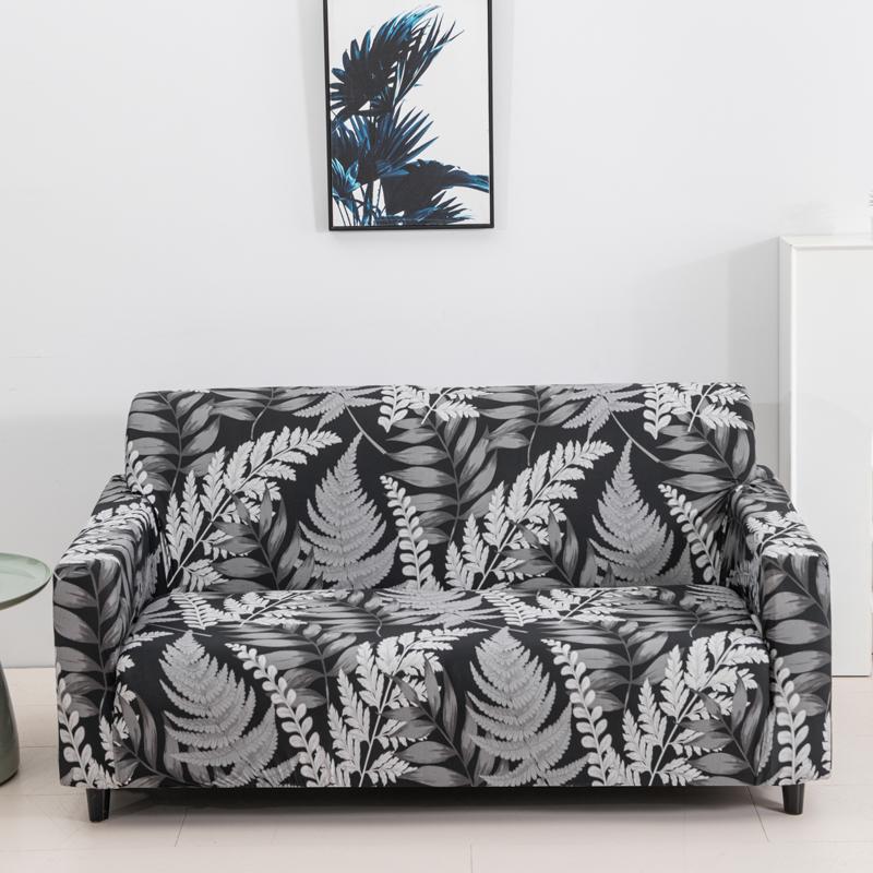 Floral Sofa Cover Fit L-Shaped Stretch Modern Chair Couch Cover Sofa Covers For Living Room Furniture Protector 1/2/3/4 Seater