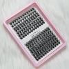 Lash Clusters D Curl Fluffy Wispy Cluster Lashes   8-16mm DIY Eyelash Extensions Natural Look Reusable