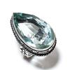 Aqua Apatite Gemstone 925 Sterling Silver Gift Jewelry Ring Size 7
