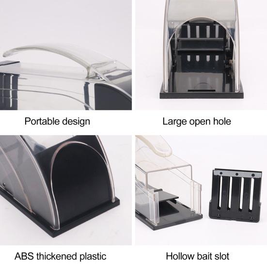 Гуманная мышеловка для помещений 9,9 дюймов живые ловушки для мышей без защемления хвостов многоразовая крысоловка