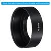 PATIKIL Lens Hood Standard Focus Fog Surface Internal Hood with 52mm Lens Cap and Cleaning Cloth for Camera Lens Black 40.5mm Anti-Reflective