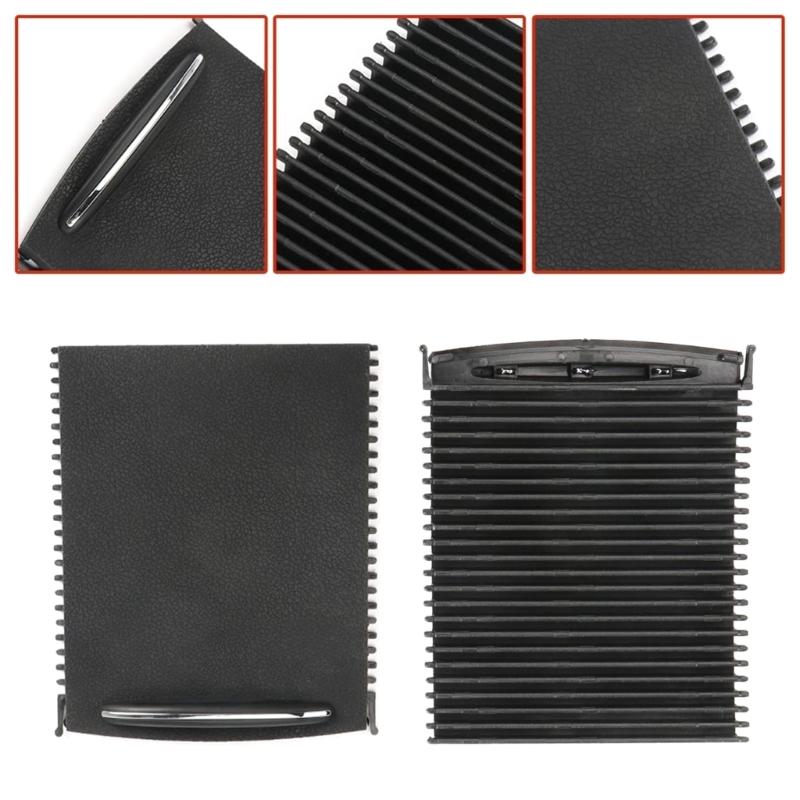 Car Center Console Sliding Shutters for C-Class W203 Cup Holder Roller Blind Cover Car Interior Accessories 2036800123