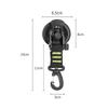 1Pc Outdoor Tent Securing Hook Strong Suction Cup Anchor Heavy Duty Tie Down Camping Canopy Awning Tarp Carabiner Outdoor Tools