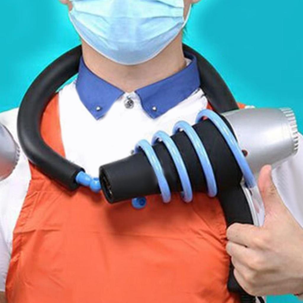 Стойка-вешалка для фена с воротником, пластик ABS, Держатель для набора для купания и ухода за собакой, Органайзер для аксессуаров для грумера и собак