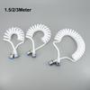 1.5/3/2m White 304 Head Flexible Spring Shower Head Soft Hose Tube Plastic Water Wc Toilet Bidet Sprayer Telephone Line Bathroom