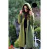 Women's Fashion, Elegant Temperament, Commuting, Extended Length, Oversized Sweater, Spring and Autumn Cardigan, Hooded Jacket