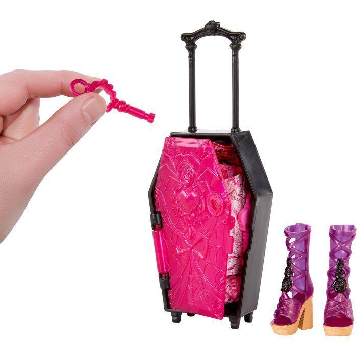 Набор с куклой - MONSTER HIGH MATTEL - Дракулаура JDR50 - 19 сюрпризов - Аксессуары